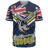 North Queensland Cowboys Baseball Shirt - Happy Australia Day We Are One And Free