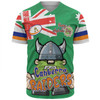 Canberra Raiders Baseball Shirt - Happy Australia Day We Are One And Free