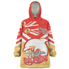 Redcliffe Dolphins Snug Hoodie - Happy Australia Day We Are One And Free