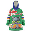 Canberra Raiders Snug Hoodie - Happy Australia Day We Are One And Free