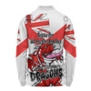 St. George Illawarra Dragons Long Sleeve Polo Shirt - Happy Australia Day We Are One And Free