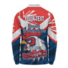 Sydney Roosters Long Sleeve Polo Shirt - Happy Australia Day We Are One And Free