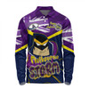 Melbourne Storm Long Sleeve Polo Shirt - Happy Australia Day We Are One And Free