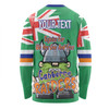 Canberra Raiders Long Sleeve T-shirt - Happy Australia Day We Are One And Free