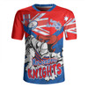 Newcastle Knights Rugby Jersey - Happy Australia Day We Are One And Free