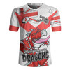 St. George Illawarra Dragons Rugby Jersey - Happy Australia Day We Are One And Free