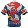 Sydney Roosters Zip Polo Shirt - Happy Australia Day We Are One And Free