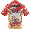 Redcliffe Dolphins Zip Polo Shirt - Happy Australia Day We Are One And Free