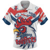 Sydney Roosters Hawaiian Shirt - Happy Australia Day We Are One And Free V2