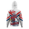 Sydney Roosters Hoodie - Happy Australia Day We Are One And Free V2