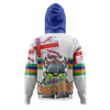 Canberra Raiders Hoodie - Happy Australia Day We Are One And Free V2