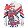 Sydney Roosters Long Sleeve Shirt - Happy Australia Day We Are One And Free V2