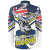 North Queensland Cowboys Long Sleeve Shirt - Happy Australia Day We Are One And Free V2
