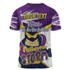 Melbourne Storm T-Shirt - Happy Australia Day We Are One And Free V2