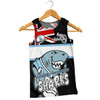 Cronulla-Sutherland Sharks Men Singlet - Happy Australia Day We Are One And Free V2
