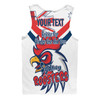 Sydney Roosters Men Singlet - Happy Australia Day We Are One And Free V2