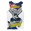 North Queensland Cowboys Men Singlet - Happy Australia Day We Are One And Free V2