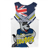 North Queensland Cowboys Men Singlet - Happy Australia Day We Are One And Free V2