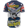 North Queensland Cowboys Baseball Shirt - Happy Australia Day We Are One And Free V2