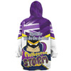 Melbourne Storm Snug Hoodie - Happy Australia Day We Are One And Free V2