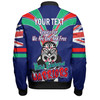 New Zealand Warriors Bomber Jacket - Happy Australia Day We Are One And Free