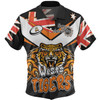 Wests Tigers Hawaiian Shirt - Happy Australia Day We Are One And Free