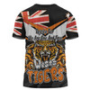 Wests Tigers T-Shirt - Happy Australia Day We Are One And Free