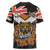 Wests Tigers T-Shirt - Happy Australia Day We Are One And Free