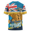 Gold Coast Titans T-Shirt - Happy Australia Day We Are One And Free