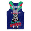 New Zealand Warriors Men Singlet - Happy Australia Day We Are One And Free