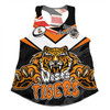 Wests Tigers Women Racerback Singlet - Happy Australia Day We Are One And Free