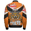 Wests Tigers Bomber Jacket - Happy Australia Day We Are One And Free V2