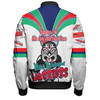 New Zealand Warriors Bomber Jacket - Happy Australia Day We Are One And Free V2