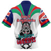 New Zealand Warriors Hawaiian Shirt - Happy Australia Day We Are One And Free V2