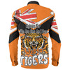 Wests Tigers Long Sleeve Shirt - Happy Australia Day We Are One And Free V2