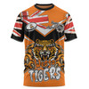 Wests Tigers T-Shirt - Happy Australia Day We Are One And Free V2