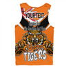Wests Tigers Men Singlet - Happy Australia Day We Are One And Free V2