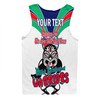 New Zealand Warriors Men Singlet - Happy Australia Day We Are One And Free V2