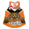 Wests Tigers Women Racerback Singlet - Happy Australia Day We Are One And Free V2