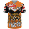 Wests Tigers Baseball Shirt - Happy Australia Day We Are One And Free V2