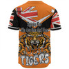 Wests Tigers Baseball Shirt - Happy Australia Day We Are One And Free V2