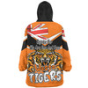 Wests Tigers Snug Hoodie - Happy Australia Day We Are One And Free V2