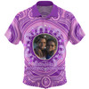 Australia Aboriginal Custom Hawaiian Shirt - Believe You Can And Hold Firmly Onto Your Dreams Personalised Photo (Purple) Hawaiian Shirt