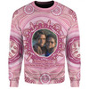 Australia Aboriginal Custom Sweatshirt - Believe You Can And Hold Firmly Onto Your Dreams Personalised Photo (Pink) Sweatshirt