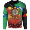Australia Aboriginal Custom Sweatshirt - Aboriginal Keep Your Eyes On The Sun Personalised Photo Sweatshirt