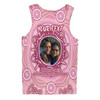 Australia Aboriginal Custom Men Singlet - Believe You Can And Hold Firmly Onto Your Dreams Personalised Photo (Pink) Men Singlet
