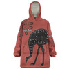 Australia Emu Aboriginal Custom Snug Hoodie - Emu Dreamtime Snug Hoodie