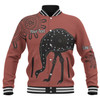 Australia Emu Aboriginal Custom Baseball Jacket - Emu Dreamtime Baseball Jacket