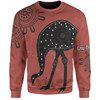 Australia Emu Aboriginal Custom Sweatshirt - Emu Dreamtime Sweatshirt