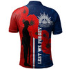 Australia Anzac Day Polo Shirt - Lest We Forget Remebrance Day (Blue) Polo Shirt